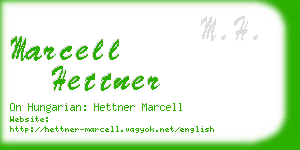 marcell hettner business card